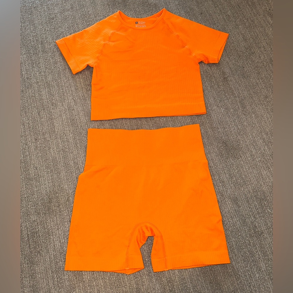Bright Orange workout set
